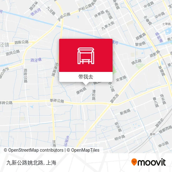 九新公路姚北路地图