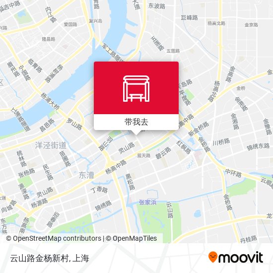 云山路金杨新村地图