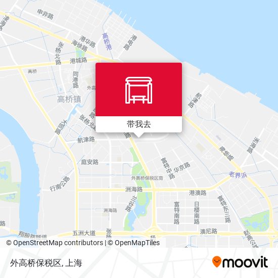 外高桥保税区地图