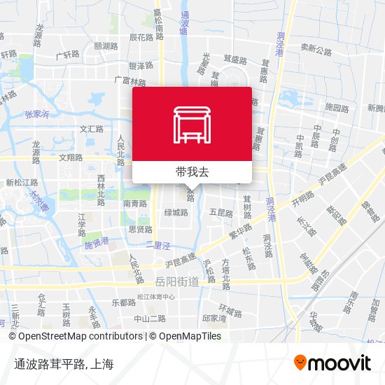 通波路茸平路地图