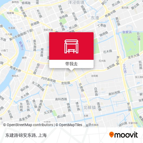 东建路锦安东路地图