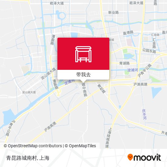 青昆路城南村地图