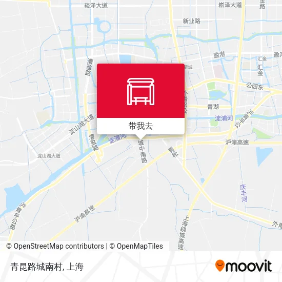 青昆路城南村地图