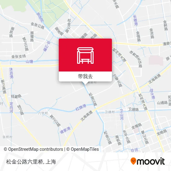 松金公路六里桥地图