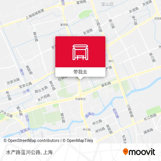 水产路蕰川公路地图