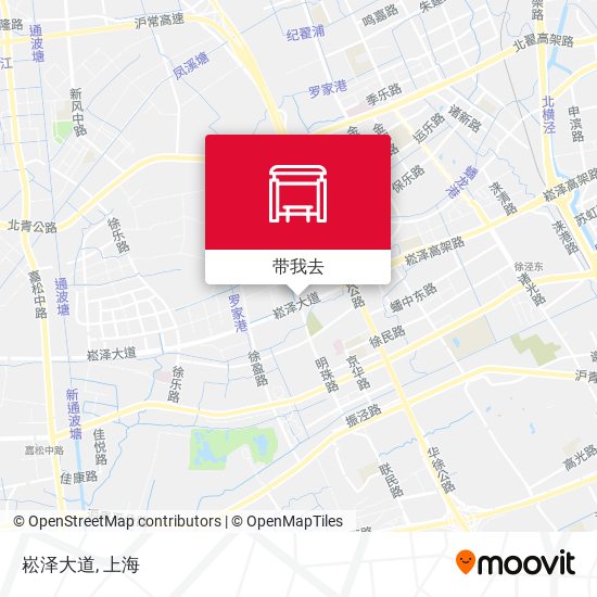 崧泽大道地图
