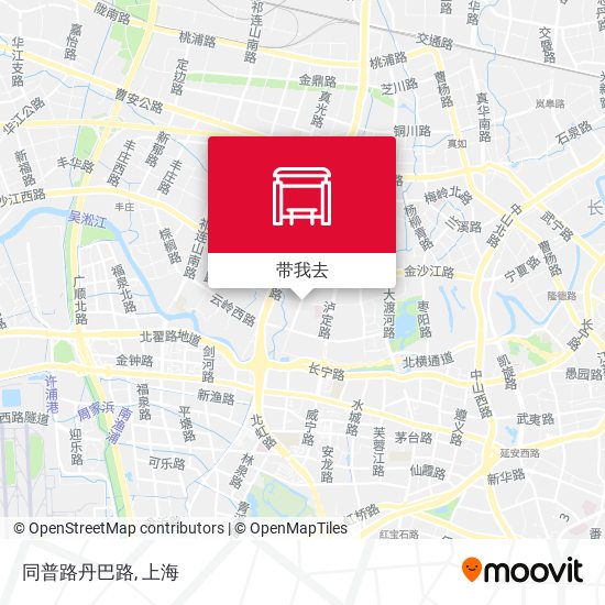 同普路丹巴路地图