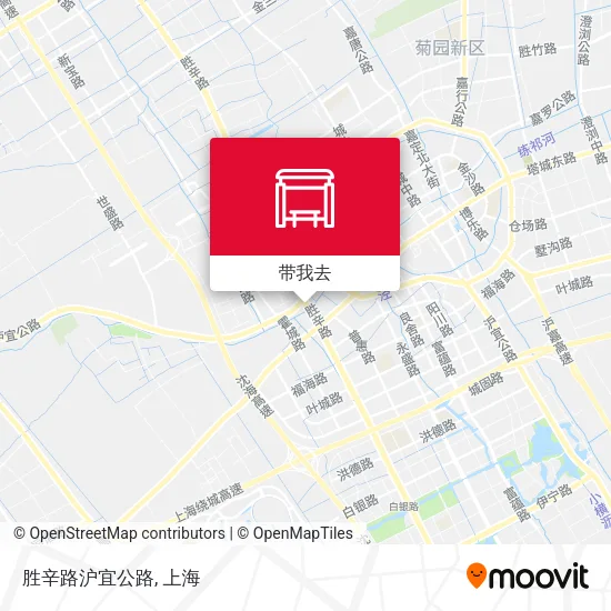 胜辛路沪宜公路地图