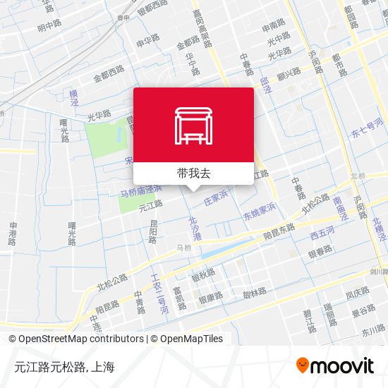 元江路元松路地图