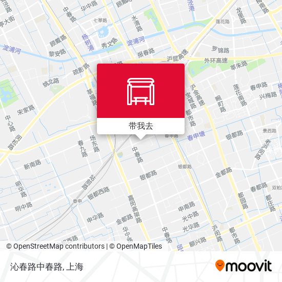沁春路中春路地图