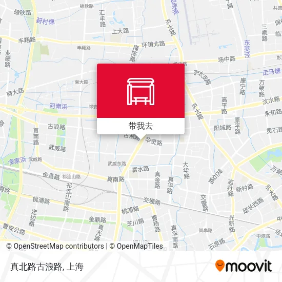 真北路古浪路地图