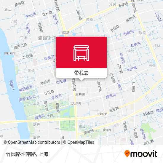 竹园路恒南路地图