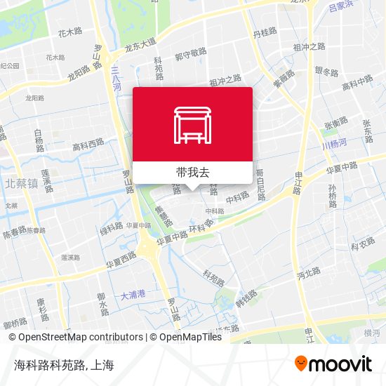 海科路科苑路地图