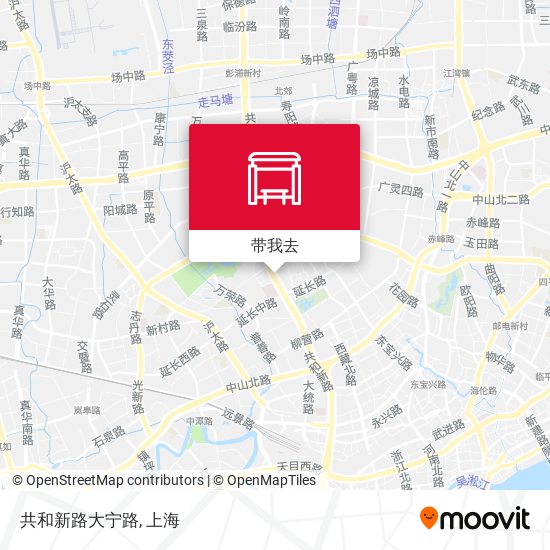 共和新路大宁路地图