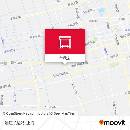 浦江长途站地图