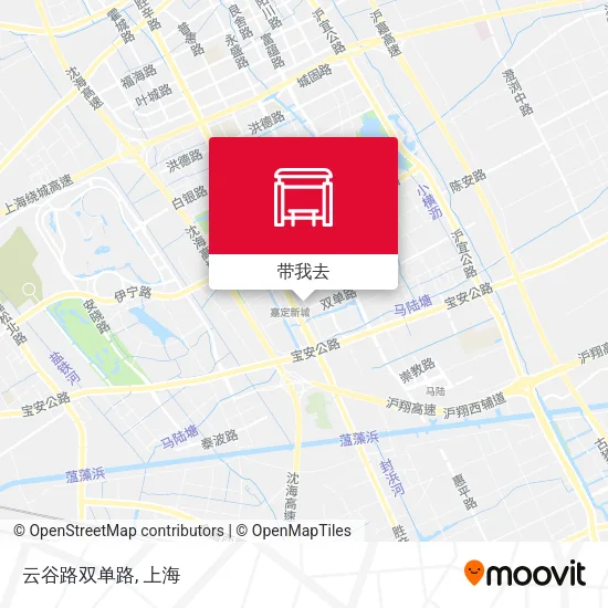 云谷路双单路地图