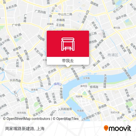 周家嘴路新建路地图