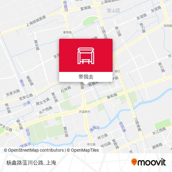 杨鑫路蕰川公路地图