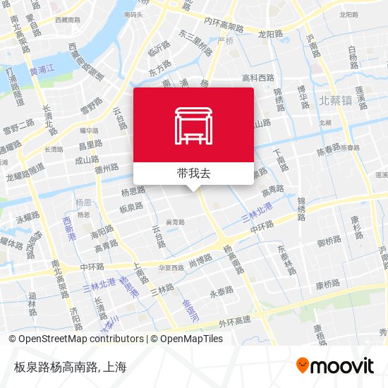 板泉路杨高南路地图