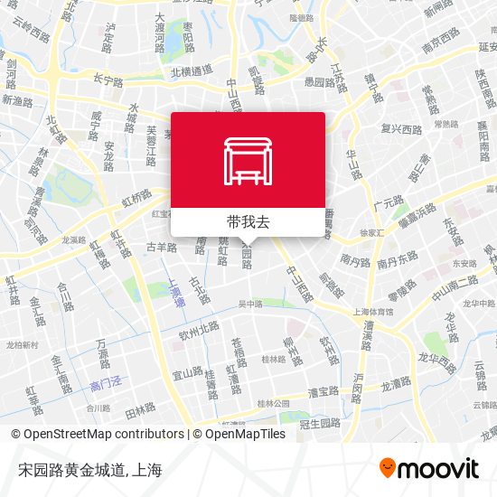 宋园路黄金城道地图