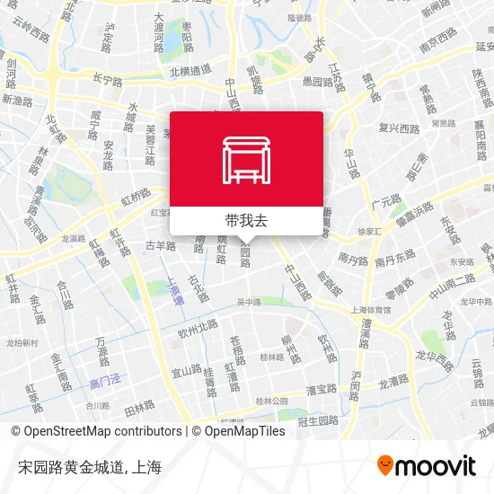 宋园路黄金城道地图