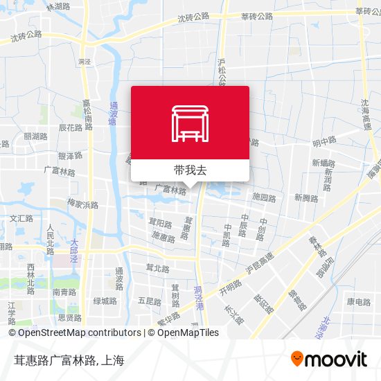 茸惠路广富林路地图