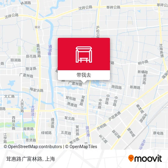 茸惠路广富林路地图