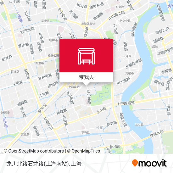龙川北路石龙路(上海南站)地图