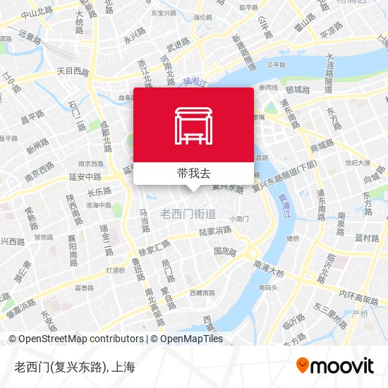 老西门(复兴东路)地图