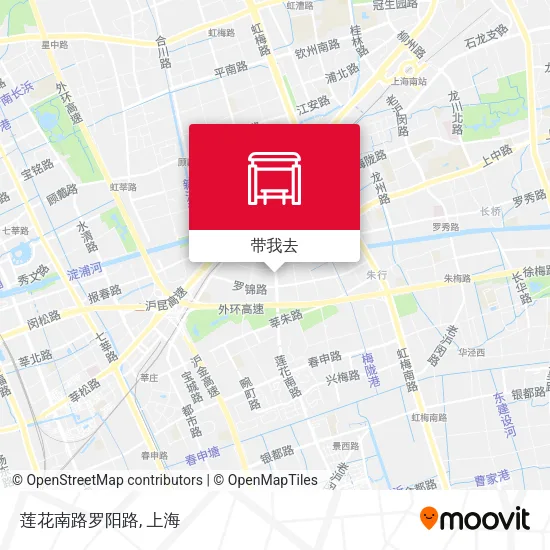 莲花南路罗阳路地图