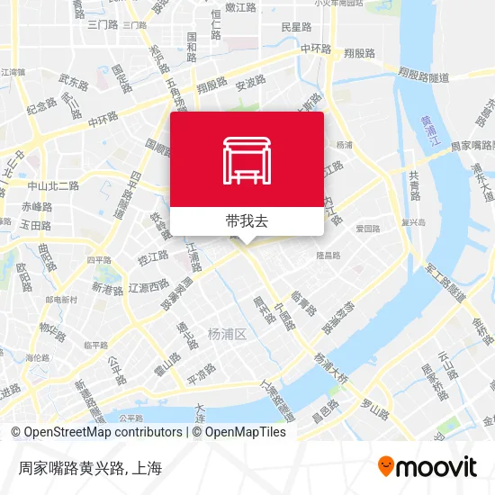 周家嘴路黄兴路地图