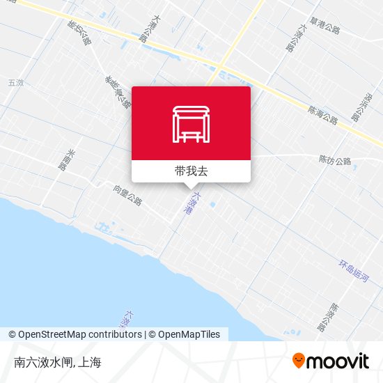 南六滧水闸地图