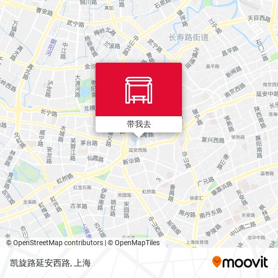 凯旋路延安西路地图