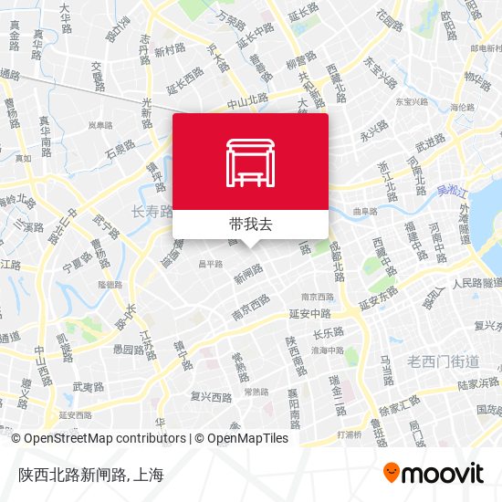 陕西北路新闸路地图