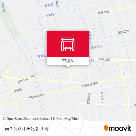 南亭公路叶庄公路地图
