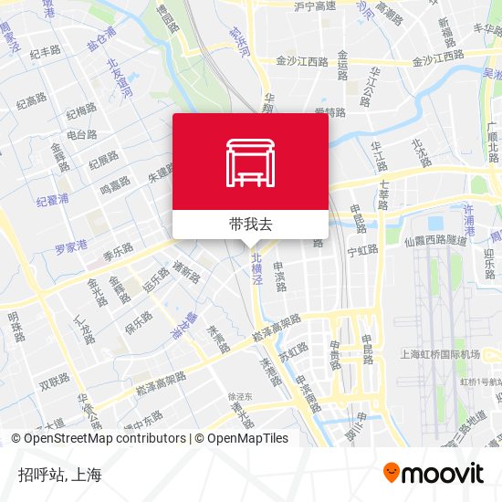 招呼站地图