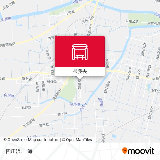 四庄浜地图