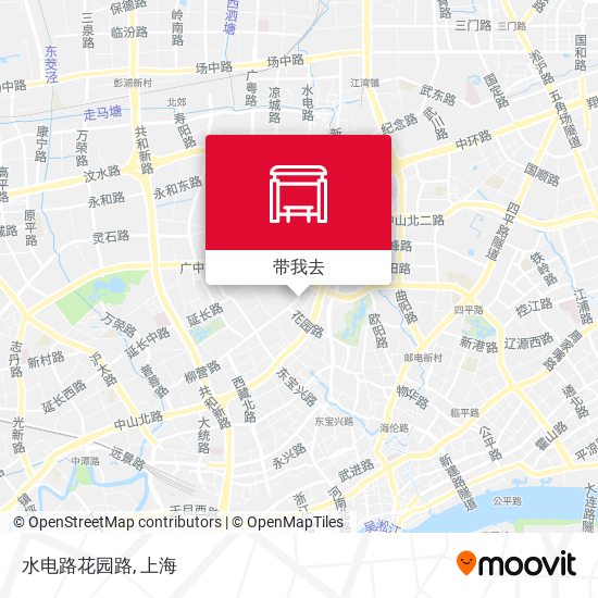 水电路花园路地图
