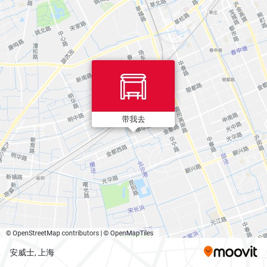 安威士地图