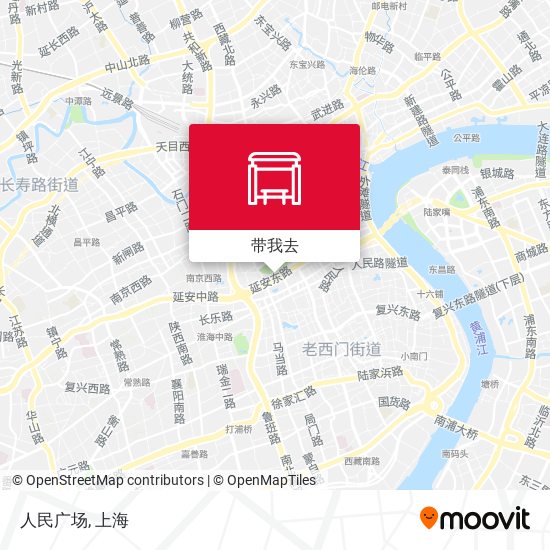 人民广场地图