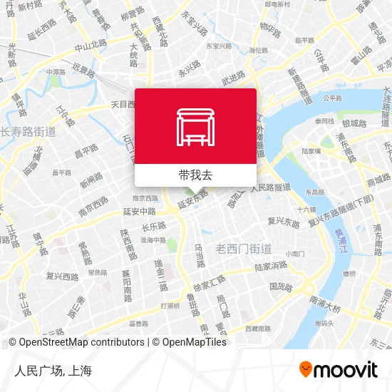 人民广场地图