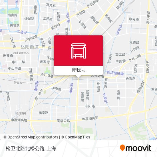 松卫北路北松公路地图