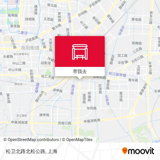 松卫北路北松公路地图