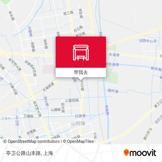 亭卫公路山丰路地图