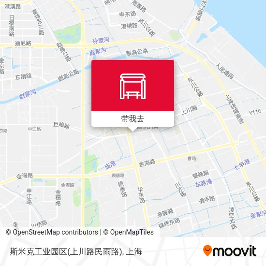 斯米克工业园区(上川路民雨路)地图