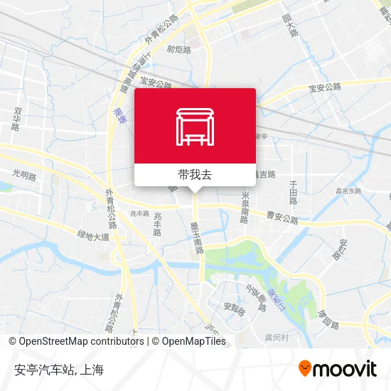 安亭汽车站地图