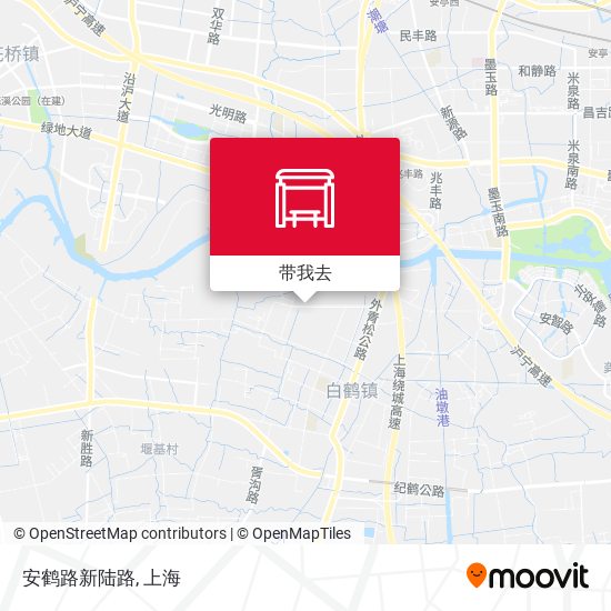 安鹤路新陆路地图