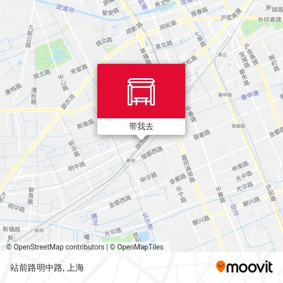 站前路明中路地图