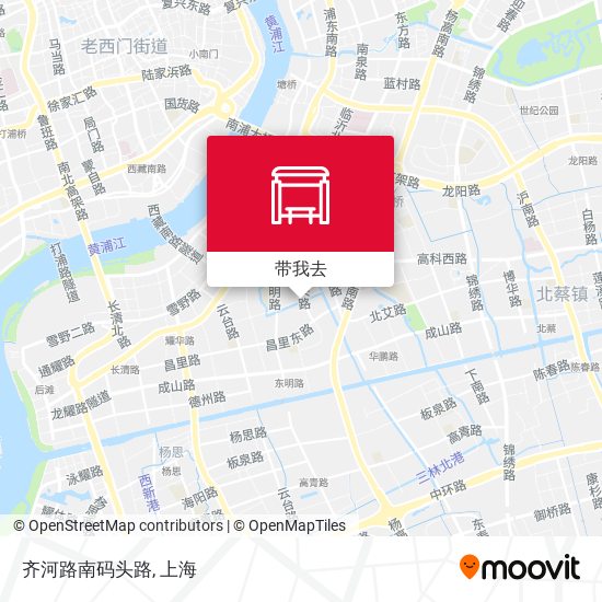 齐河路南码头路地图