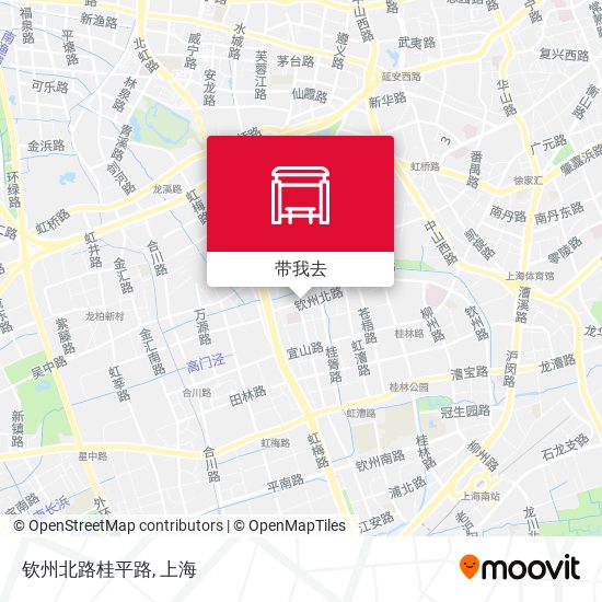 钦州北路桂平路地图